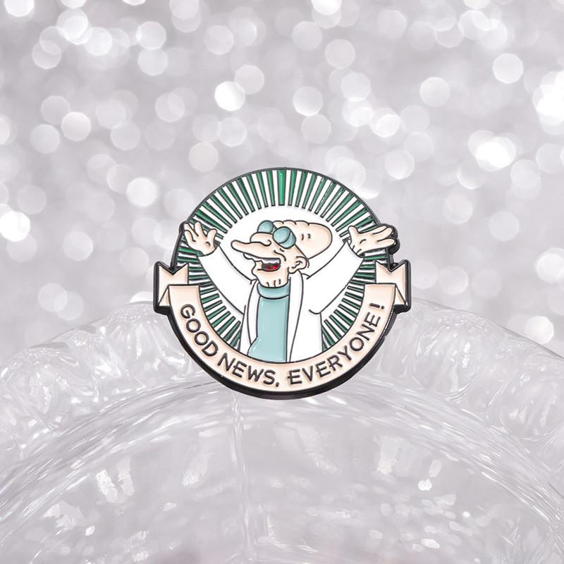 Доктор Красочный Мультяшный Металлический Брошь Идеально Подходит Для Уникальной Моды И Идей Для Подарков