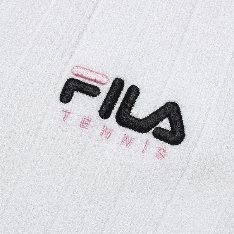 Fila Атлетика Теннис Серия Модный Удобный Универсальный Трикотажный Топ с Коротким Рукавом Женские топы Нефритово-Белый A11W523405F-WT