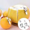 Orange Opener Small Blade Design Labor-saving Anti-slip Fruit Peeling Stainless Steel Ring Pomegranate Citrus Pomelo Zester Kitchen Supply