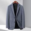 Новые осенние и зимние шерстяные мужские повседневные костюмы корейского стиля тонкие шерстяные костюмы модные одинарные костюмы