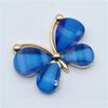 10pcs Cute Butterfly Alloy Jewelry Accessories Stained Glass Costume Decoration Metal Buttons