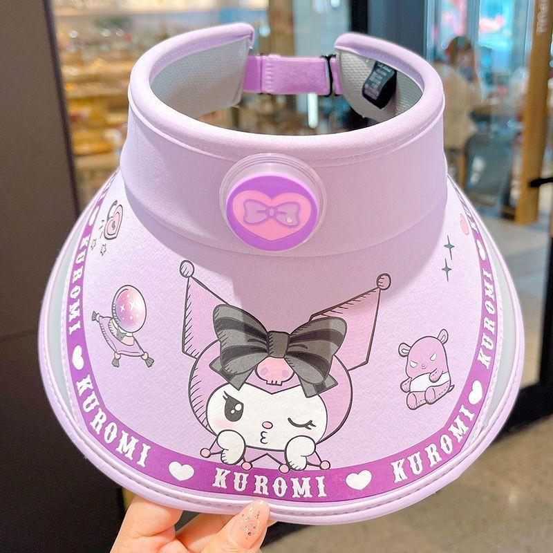 Детская солнцезащитная шляпа Hello Kitty с широкими полями для летней защиты на улице