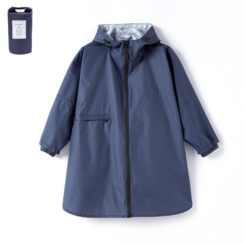 Rain Waterproof Raincoat for Boys and with Pockets and Storage Rain Gear for Rainy Perfect for Commuting To or Size L Raincoat, Backpack, Kids'