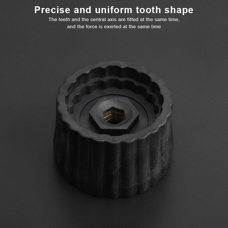 Инструмент для снятия и установки каретки велосипеда 5 в 1, ключ для каретки велосипеда, подходит для 12/16-го пазового наружного диаметра 39 мм, 41 мм, 44 мм, 46 мм, 49 мм, чашка подшипника