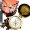 Engraved Personalised Pocket Compass Brass Nautical Compass, Handmade Compass, Christmas Gift, Gift for Husband, Gift for Her, Wedding Gift