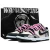 Кроссовки для скейтбординга Nike Dunk Женские Низкие Белые/Розовые CW1590-100(Team113-BOX)