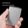 Men's Dual-Use Stainless Steel Flip-Top Cigarette Case - Moisture-Proof & Pressure-Resistant