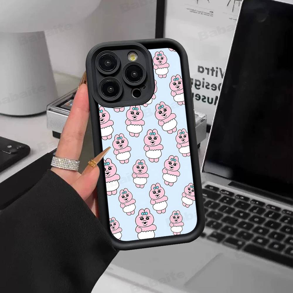 Cartoon O-Opanchu Usagi Phone Case For IPhone 17 16 15 14 13 12 11 Pro Max Plus Silicone Shockproof Case