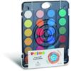 PRIMO 127A24FN Gouache Tablets Ø 30 Mm with Lid/palette, 12 Colours.