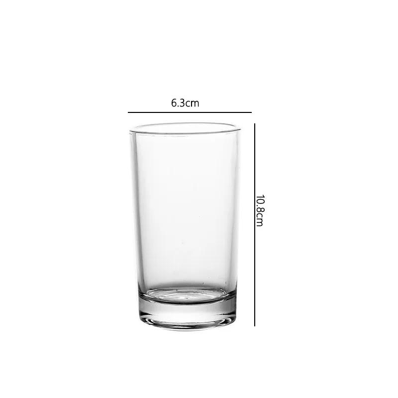 Beverage Cup Transparent Breakfast Cup Simple Style Cocktail Glass Straight Wine Glass Heat-resistant Water Bottle Beer Glass