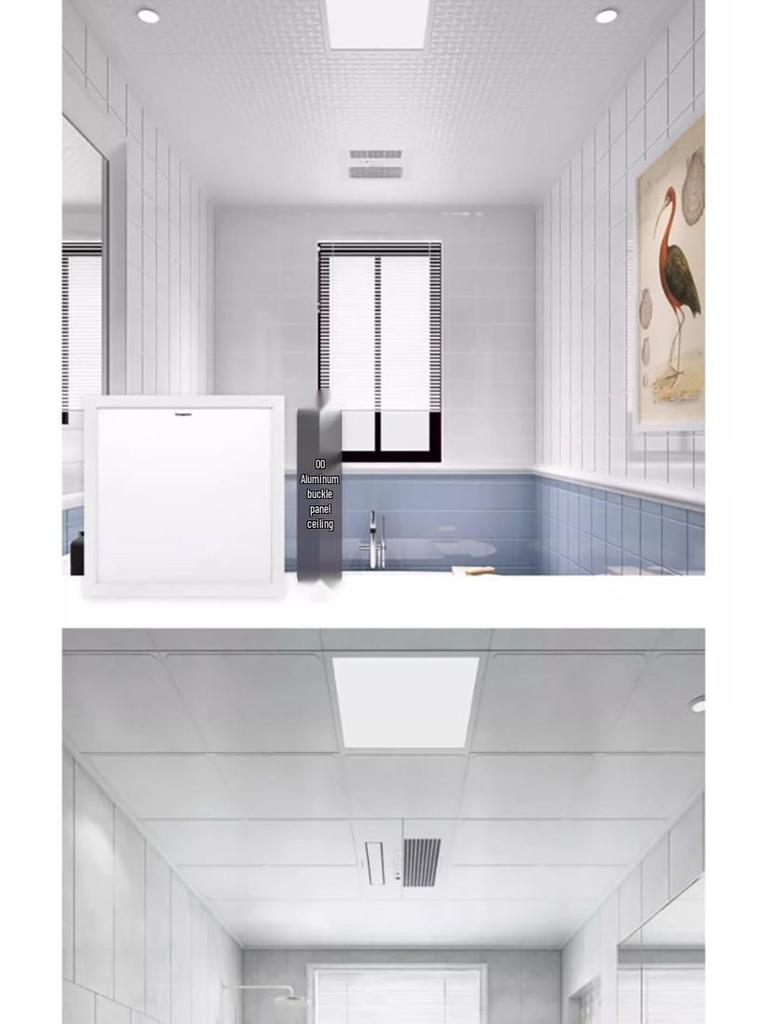 Panasonic Recessed LED Ceiling Light - 300x600mm Aluminum Flat Panel for Living Room, Kitchen, Bathroom