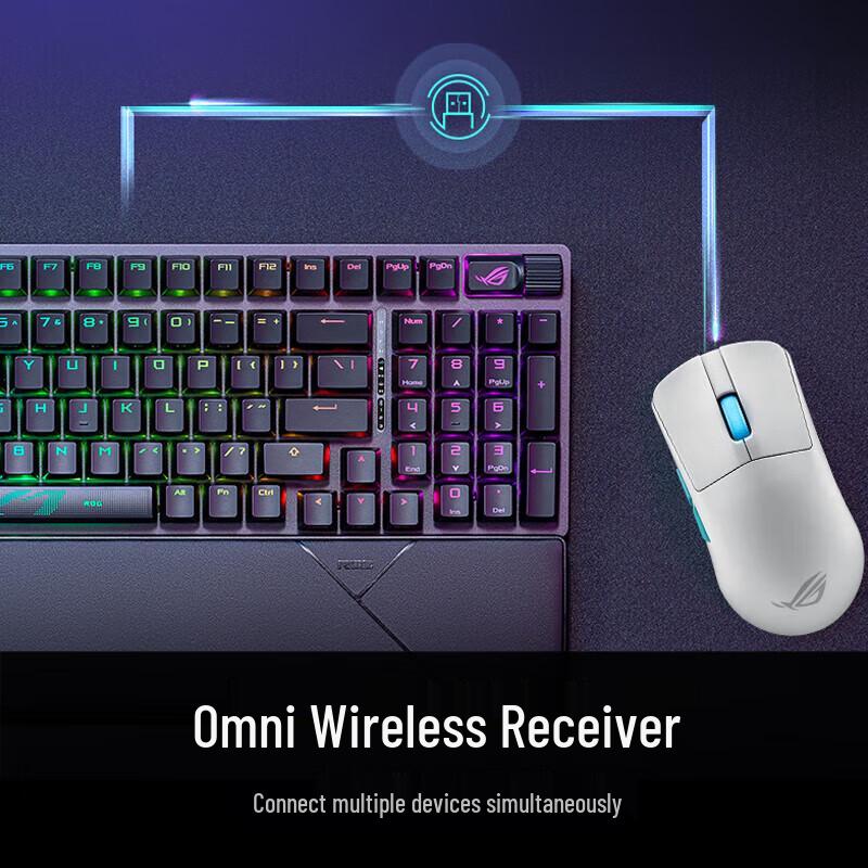 ASUS ROG Ranger II 98 Wireless Tri-Mode Gaming Mechanical Keyboard