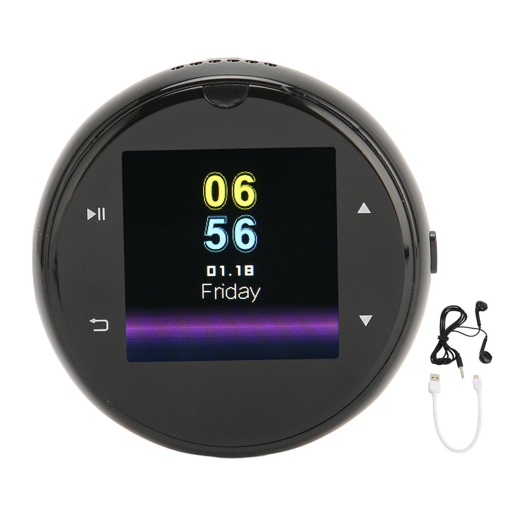 MP3 Player Bluetooth 4.2 HiFi Lossless Sound Quality Touch Button Portable Music Player 1.54 In LCM