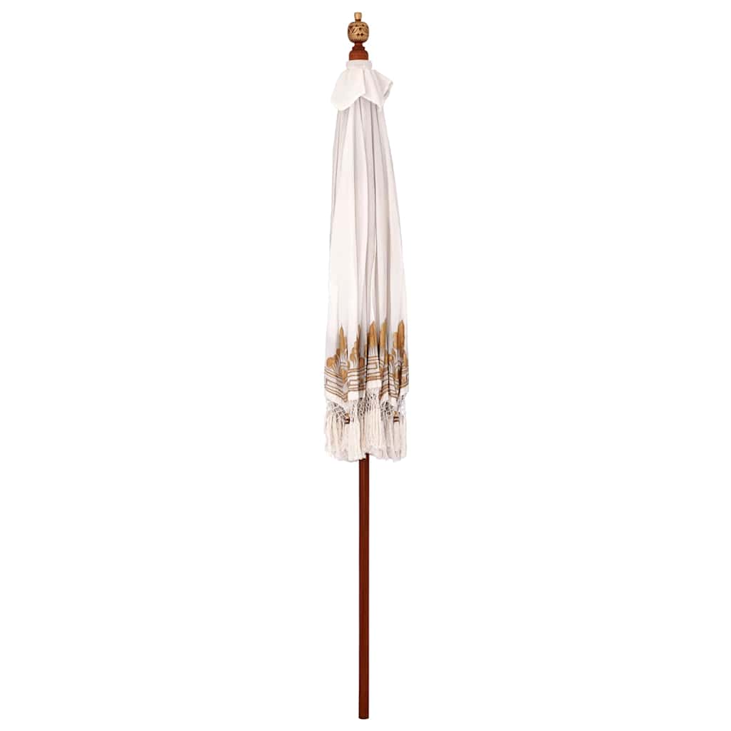 Balinese Sun Umbrella Cream 215 x 215 x 260 cm