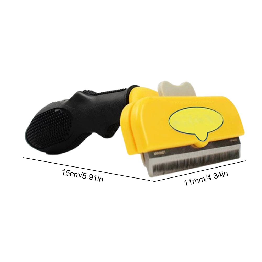 Deshedding Brush Removes Loose Hair and Tangles Pet Grooming Brush Self Cleaning Slicker Brush for Long Short Haired Dogs Cats