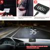 A900 OBD2 3,5-дюймовый HUD-проектор на лобовое стекло Цифровой спидометр Проектор скорости RPM автомобильные электронные аксессуары Превышение скорости