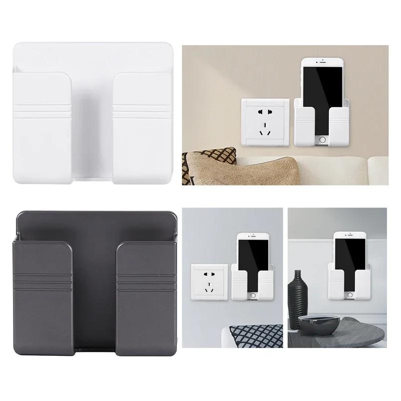 Настенный органайзер, ящик для хранения, пульты дистанционного управления, ключ, вилка для мобильного телефона, многофункциональные полки для дома без поддержки сверления