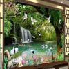 Водопад журавля 3d настенные фрески Лотос Мечта Лес Обои Гостиная Спальня Кабинет Фон Домашний декор Обои