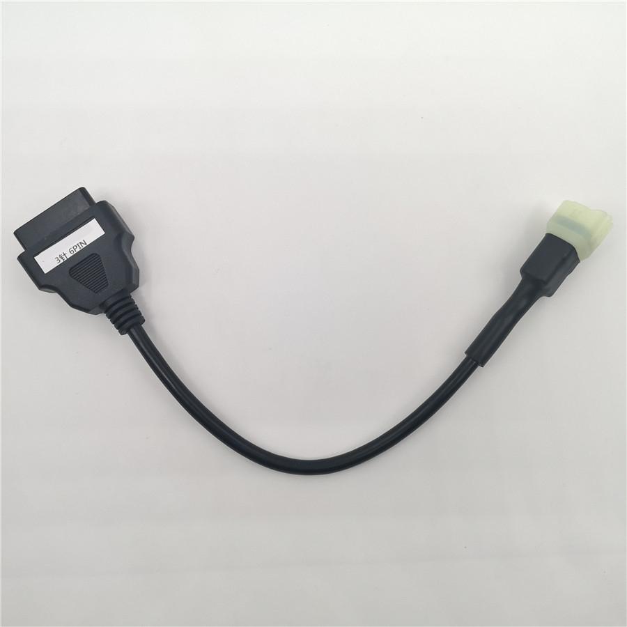 6-контактный диагностический кабель OBD2 для Kawasaki Z900 Z900Rs 2017 Адаптер OBDII+