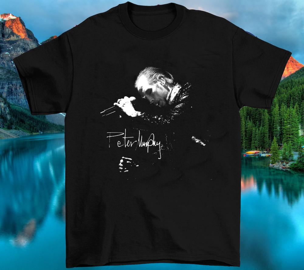 New Bauhaus Band Peter Murphy Signed Cotton All Size Unisex Black Shirt SE359 Unisex T-Shirt