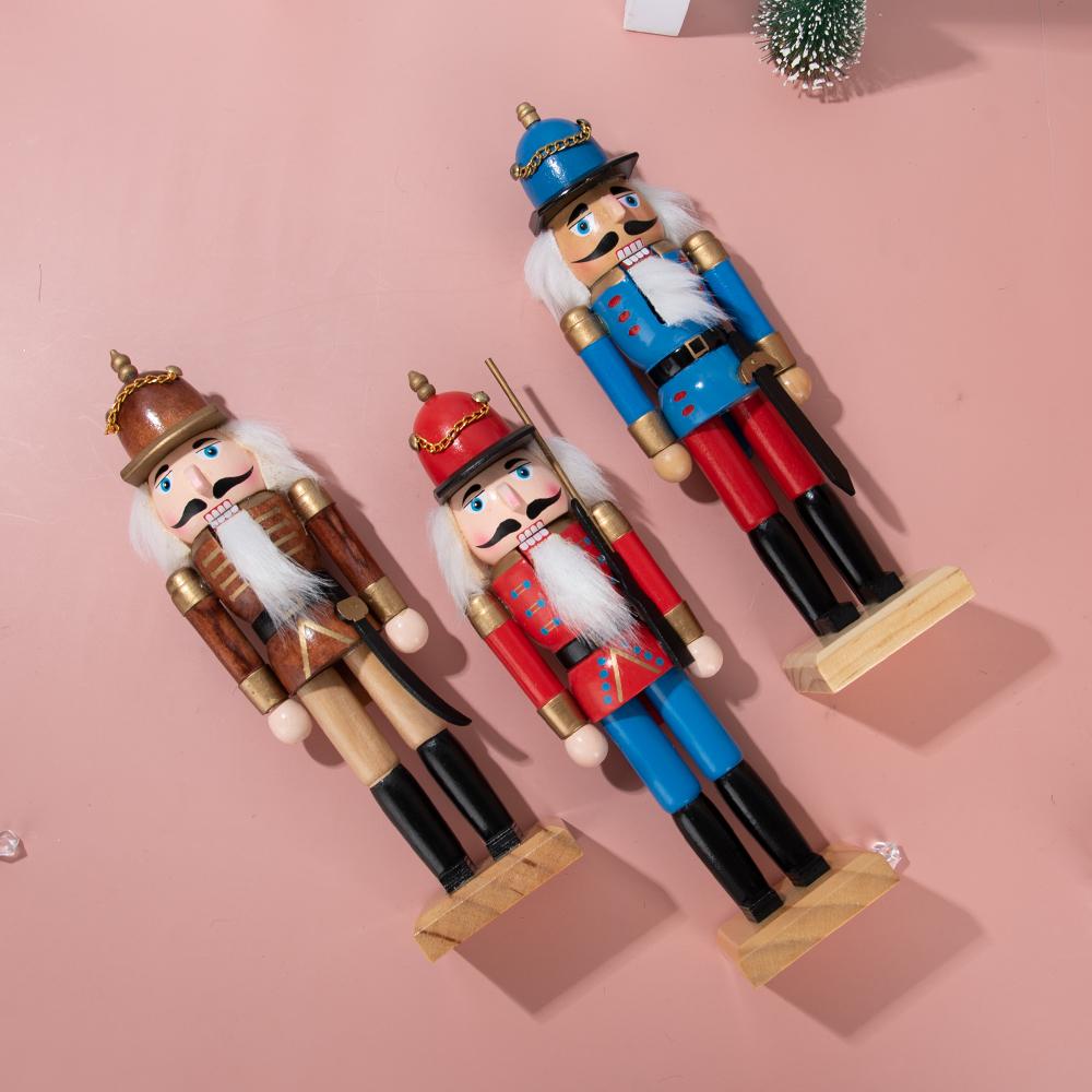 Vintage Cavalry-style Wooden Nutcracker