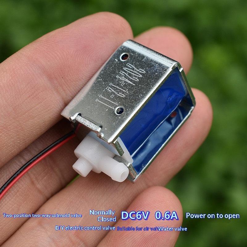 1/5Pcs Normally Closed Mini Air Solenoid Valve Dc 5V/6V Mirco 2-Position Water Valve Electrically Controlled Valve