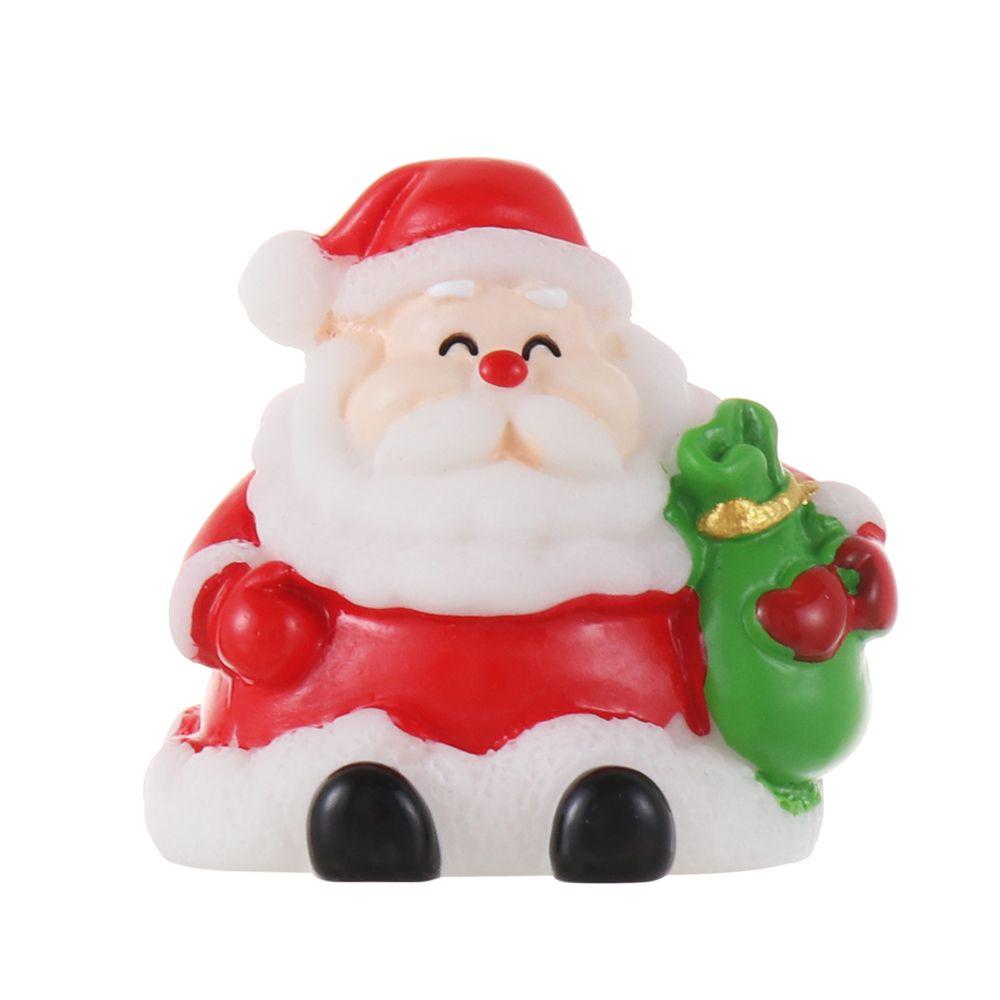Landscape Bonsai Decor Home Decorations Santa Claus Xmas Tree Miniature Snowman Christmas Figurines
