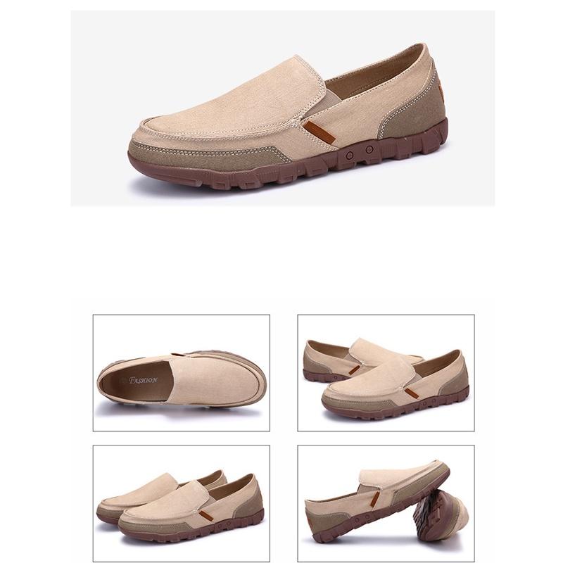 Elegant Men's Casual Canvas Shoes With Breathable And Comfortable Design