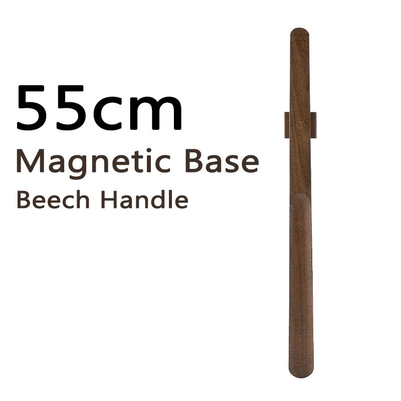 55CM Wooden Long Handle Magnetic Shoehorn Long Shoe Spoon Horn for Shoes Wear Shoe Easier