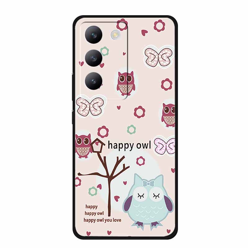 Flower Emboss Case For Vivo V40 V30 SE Y100 Y200E T3 5G Soft TPU Silicone Bumper Protector 3D Relief Phone Cover Funda V 30 40