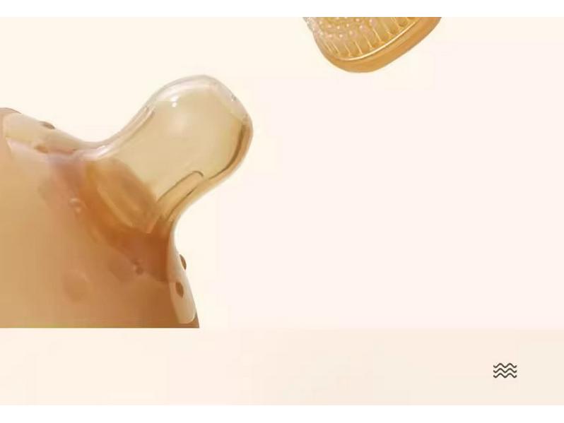 Upgraded Soft Silicone Baby Toothbrush & Tongue Scraper for 0-18 Months - Includes Storage Box