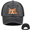 Lovely Cat Snapback Baseball Hat Cute Animals Hats For Woman Breathable Unisex Adjustable Baseball Cap Perfect For Street Style
