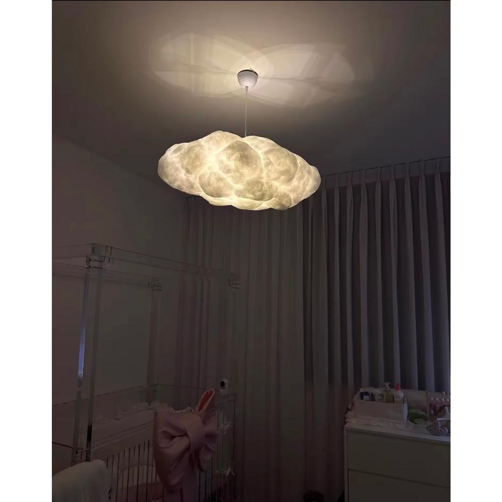 JOYBLISS Облачная люстра Ресторанные лампы Современный белый подвесной светильник в виде парящего облака Подвесная лампа для столовой Декор для кухонного острова