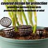 Plastic Fertilizer Mesh Basket With Lid Planting Food Net Pot Nursery Pots Garden Nutrition Cup For Orchid Bonsai