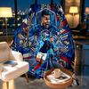 Kylian Mbappe Print Blanket - Soft & Comfortable, for Bedroom, Travel, Sofa, Home Decoration - Birthday Christmas Gift for Friend