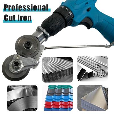 Электрический сверлильный станок Вспомогательный резак Металлическая железная жесть Инструмент для быстрой резки Трудосберегающий электрический сверлильный станок Аксессуар Модернизация