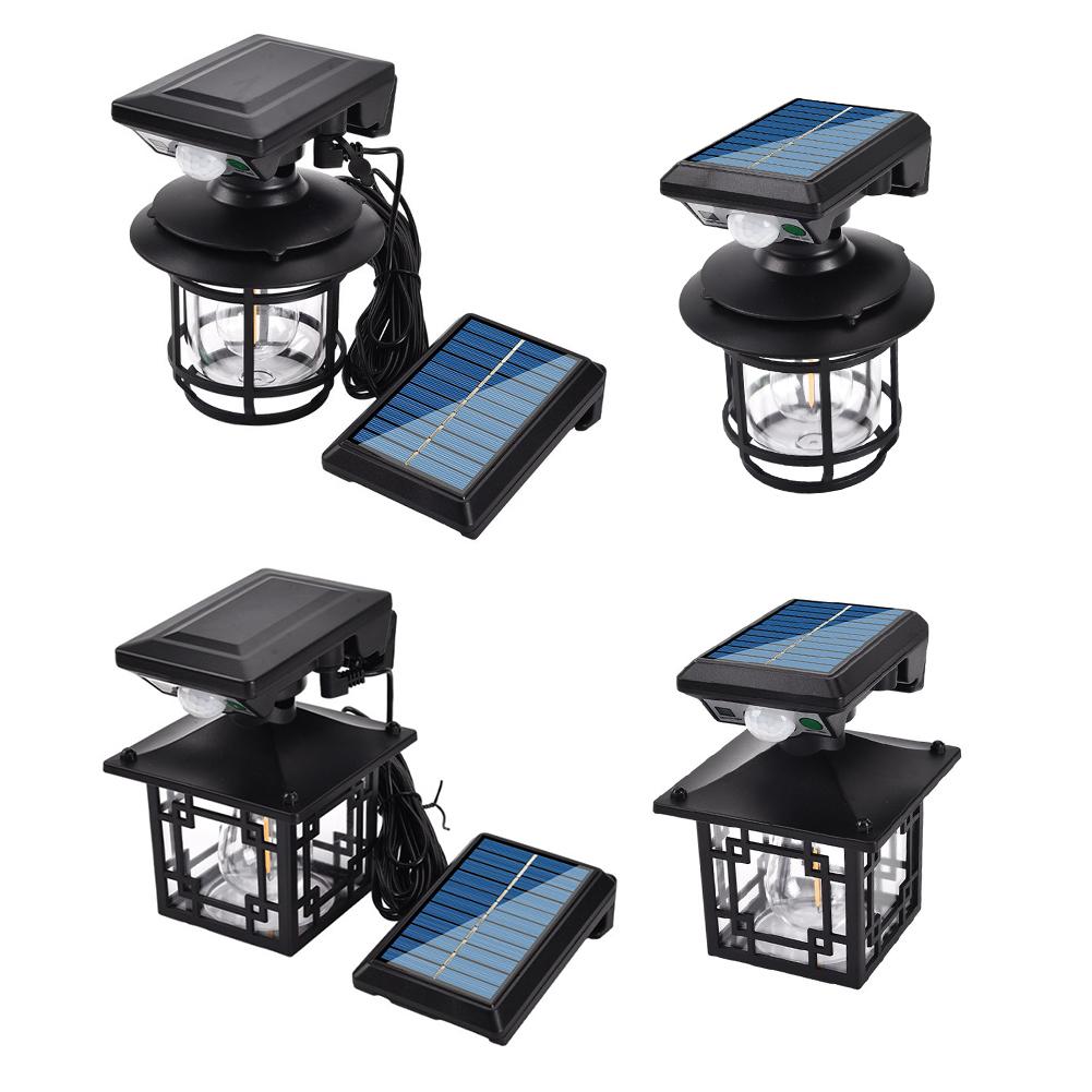 Motion Sensor Solar Street Light IP65 Waterproof Garden Security Wall Light Intelligent Sensor Light for Patio Villa Yard