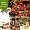 Рождественские animal ornaments: Медведь, Лиса, Волк, Еж, Белка, Лось, Олень, Кролик