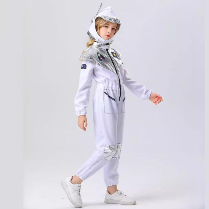 Wandering Earth Children Astronaut White Onesie Space Suit Suit Festival Party Stage Costume