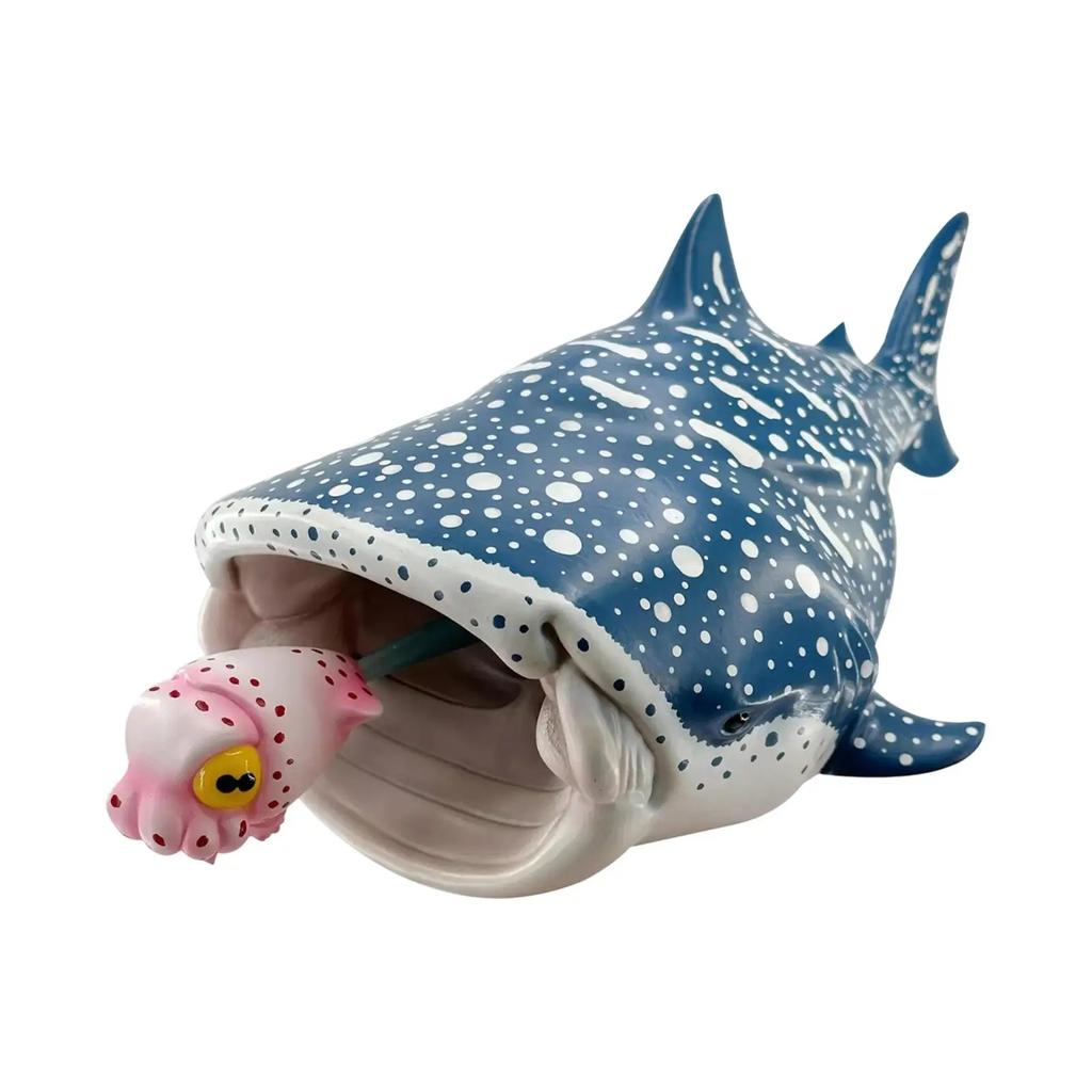 Акула смоляное украшение мультяшная акула пчела фигурка настольный декор коллекционная акула статуэтка для каминной полки книжный стол