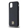 Dkny Dkhmn61Pshrpsk Iphone 11 / Xr 6.1Czarny/Black Hardcase Leather Monogram Pattern Metal Logo Magsafe