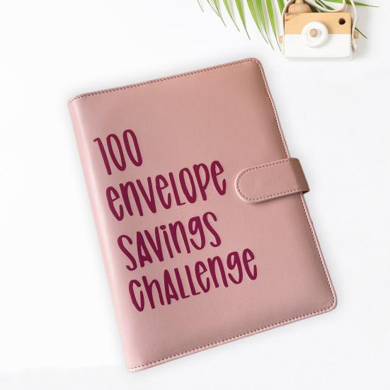 Прочный портативный переплет-переплет для конвертов на 100 конвертов. Блокнот для планирования отпуска.