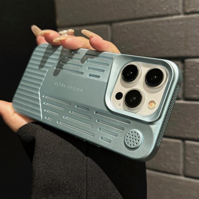Роскошный полый чехол для отвода тепла с ароматерапией для iPhone 16 15 14 13 12 Pro MAX 11 Жесткий ПК Крутой Противоударный Модный Чехол