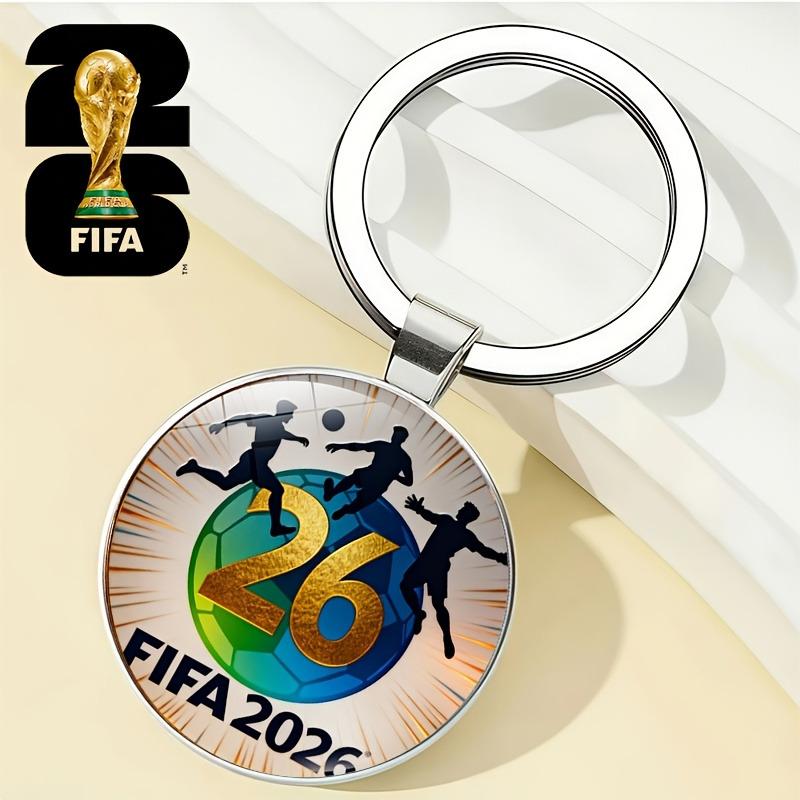 1 шт. Брелок в классическом стиле Чемпионата мира по футболу FIFA, красный кулон из цинкового сплава, для офиса, вечеринки на открытом воздухе, подарок