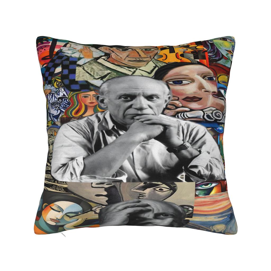 Pablo Picasso Art Pillow Cover Spanish Artist Vintage Pillow Case For Sofa Couch Bed Living Room Soft Pillowcases Gift