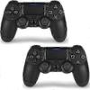 2x PS4 DualShock Wireless Controllers, Black - for PlayStation 4 Gaming