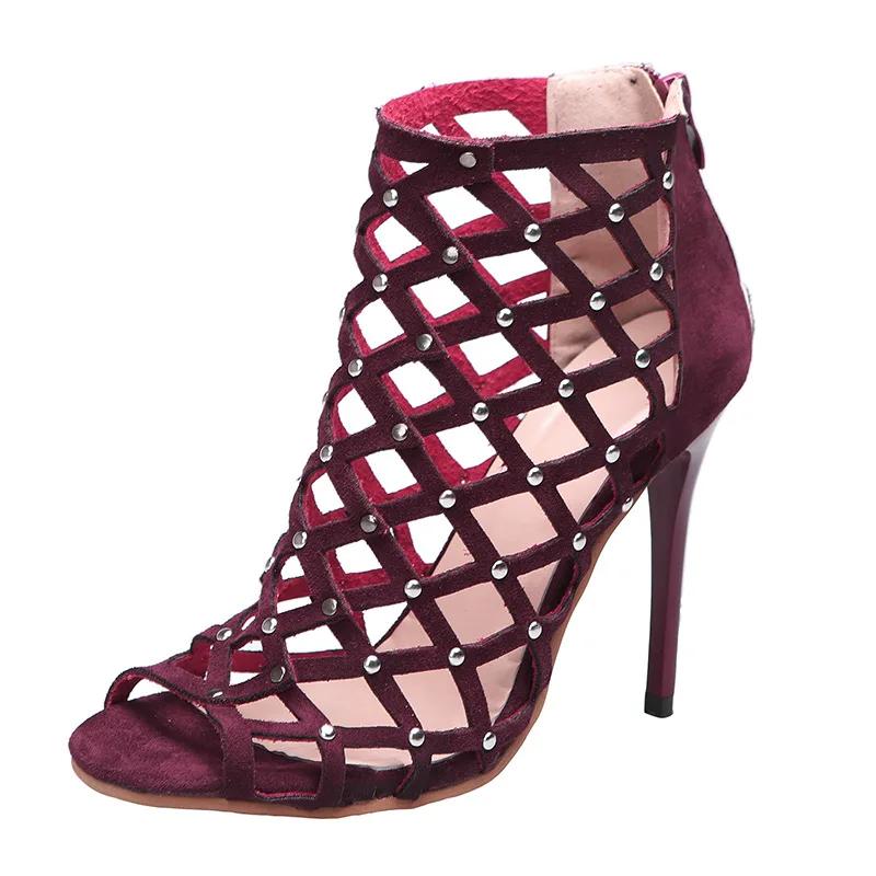 Танцевальная обувь, женские туфли на высоком каблуке для бальных танцев, ботинки для латинского танго, вечерние туфли на мягкой подошве с вырезами, обувь для танцев с открытым носком на молнии