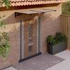 VidaXL Door Awning, Weatherproof Entrance Canopy Awning, Porch Awning, Protection Shelter Against the 153699