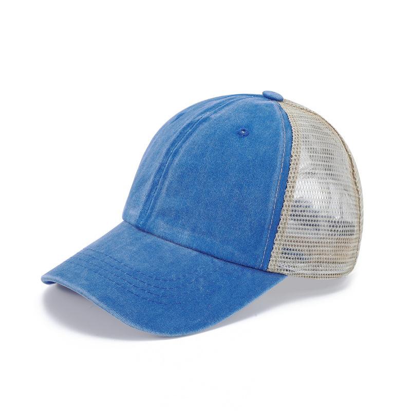 Oem 6 Panel Custom Logo Embroidery Baseball Caps Fashionable Washed Cotton Visor Breathable Adjustable Truck Hats Canvas