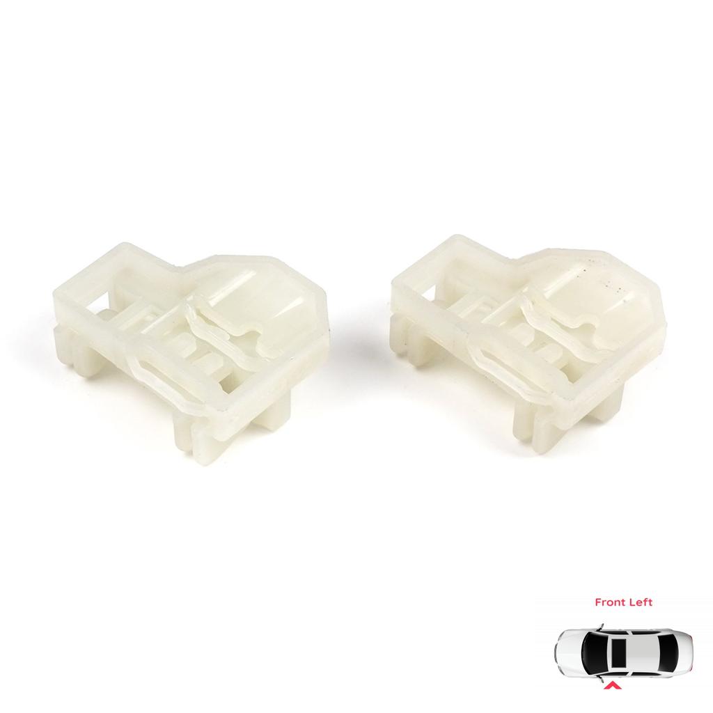 EWR46 2 Pcs Window Regulator Repair Guide Clips Front Left for  A4 B5 VW Polo MK3 6N Passat B5 Skoda Superb MK1 8D0837461